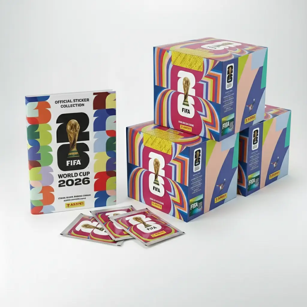 Álbum e caixas FIFA World Cup 2026